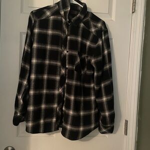 Ci Sono Monochrome Plaid Shirt